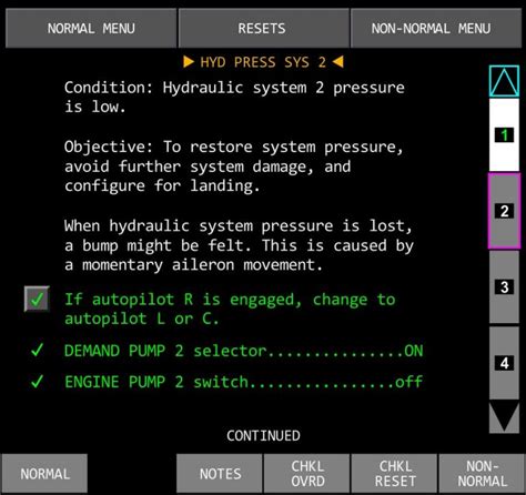 Using the Electronic Checklist (ECL) controller: It isn't stuck!.